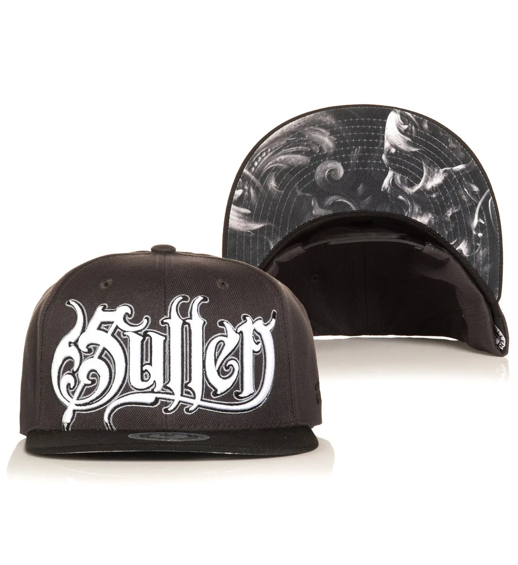 Sullen Collective BAROQUE SNAPBACK HAT GRAPHITE – Monster Hutch LLC