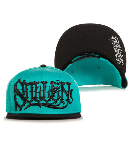 Sullen Collective SKOOB SNAPBACK HAT AQUA