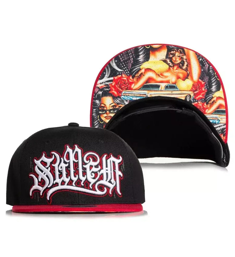 Sullen Collective HEY RUCA SNAPBACK HAT BLACK