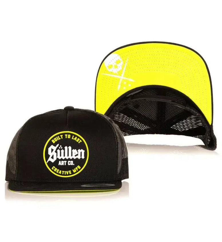 Sullen Collective WELD SNAPBACK HAT BLACK / YELLOW