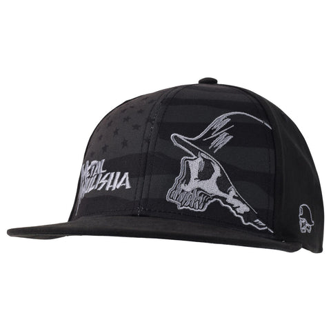 METAL MULISHA D DAY FLEX HAT BLACK