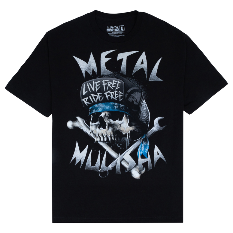 METAL MULISHA RAHA PENCHANT TEE SHIRT BLACK