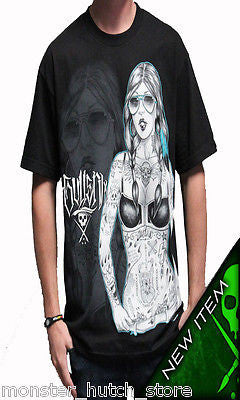 Sullen HEAVY METAL Tee Shirt BLACK