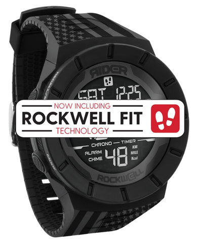 ROCKWELL THE COLISEUM FIT WATCH ASSAULT BLACK