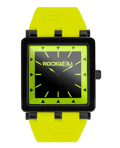 ROCKWELL THE CARBON FIBER LITE WATCH YELLOW BLACK