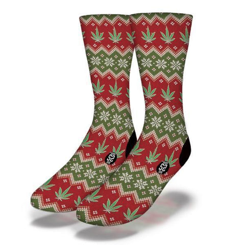 SAVVY SOX CHRISTMAS WEED SOCKS