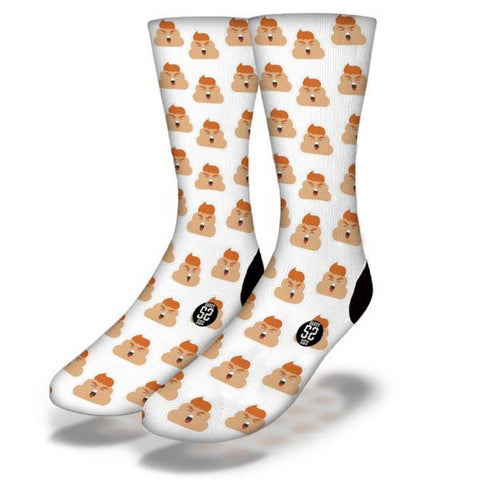 SAVVY SOX DONALD TRUMP POOP EMOJI SOCKS