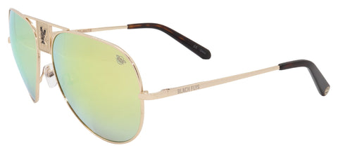 BLACK FLYS FLY MOSAIC GOLD GREEN POLARIZED