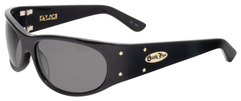 BLACK FLYS FLY NO. 5 SUNGLASSES SHINY BLACK POLARIZED