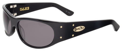 BLACK FLYS FLY NO. 5 SUNGLASSES SHINY BLACK