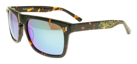 BLACK FLYS FLYAMI VICE SUNGLASSES TORTOISE BLUE LENS