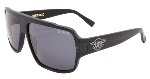 BLACK FLYS FLYCOHOLIC SUNGLASSES MATTE BLACK