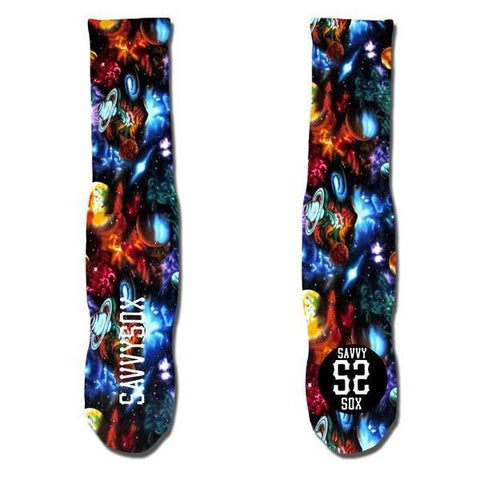 SAVVY SOX GALAXY SPACE JAMS SOCKS