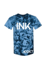 InkAddict MENS INK BLUE TIE DYE Tee Shirt