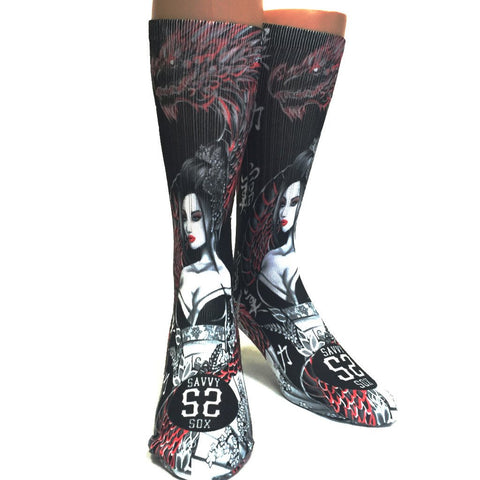 SAVVY SOX GEISHA SOCKS